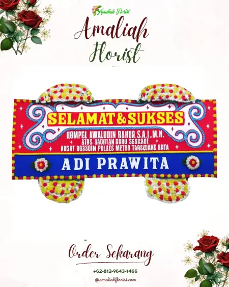 Papan Bunga Ucapan Selamat Kirig